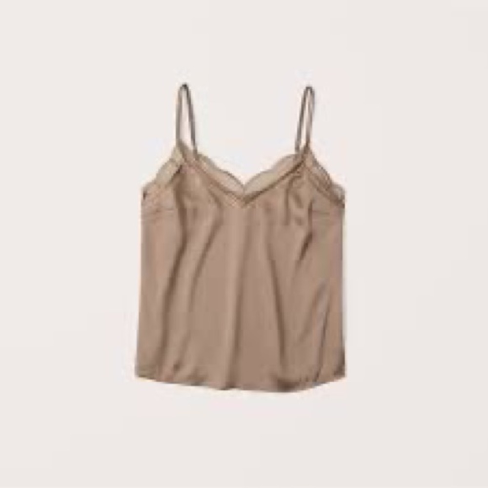 Abercrombie & Fitch Double Strap Satin Cami